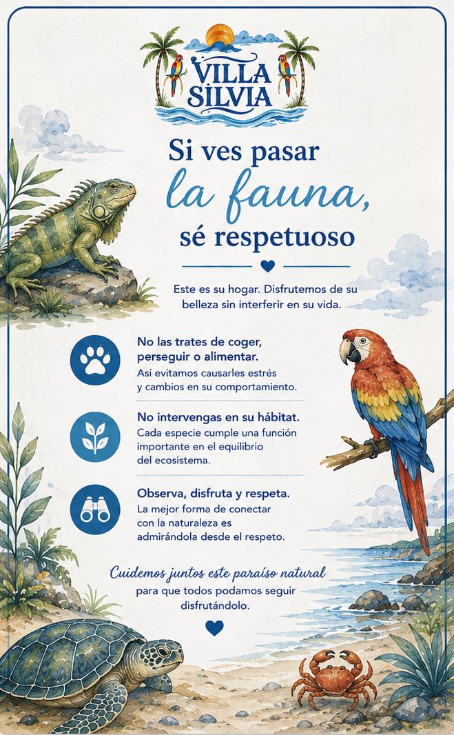 Si ves pasar la fauna se respetuoso
