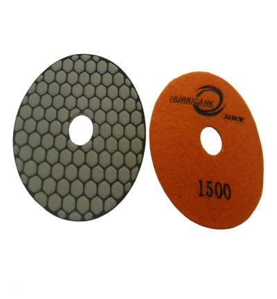 Hurricane 4"/1500 DRY Polishing Pad