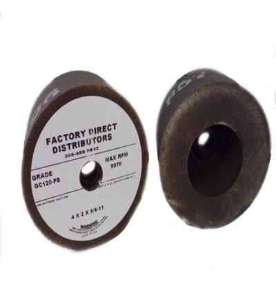 Stone Factory 4"/120 Abrasive 4"x2"x5/8-11