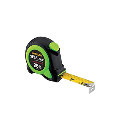 Measure Tape 25ft NYLON Coat KOMELON Stainless Steel