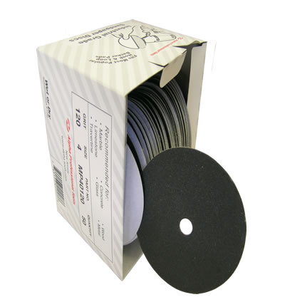 Sandpaper Hook & Loop 4" #120 ALPHA