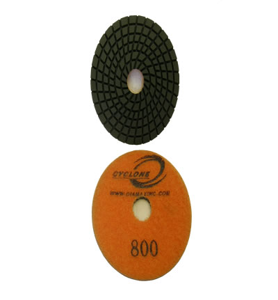 Spiral 3"/800 WET Polishing Pad CYCLONE