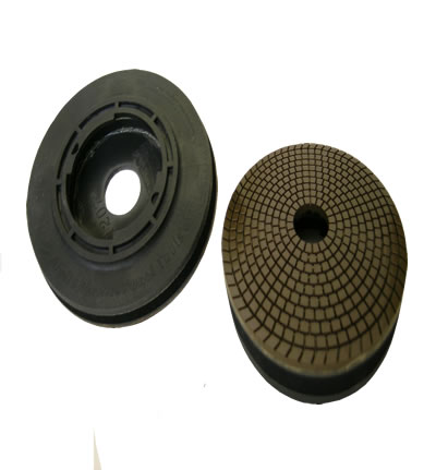 Alpha Concrete Pol. Disc 5" Resin step 4