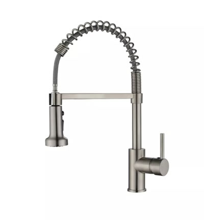 Faucet SPRING BRUSHED NICKEL for Kitchen