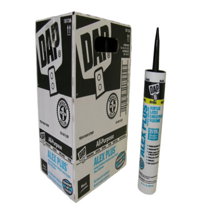 Alex Plus BLACK Caulk Box(12pcs)