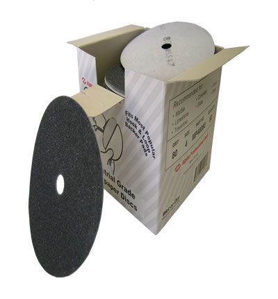 [MP40080] Sandpaper Hook & Loop 4" #80 ALPHA