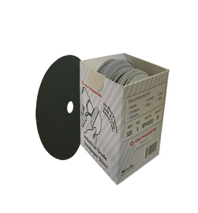 [MP40320] Sandpaper Hook & Loop 4" #320 ALPHA